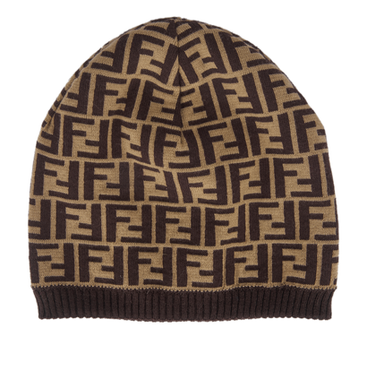 Fendi Zucca Beanie, front view